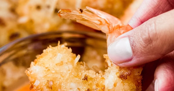 Crispy Coconut Shrimp (Air Fryer + Fried)