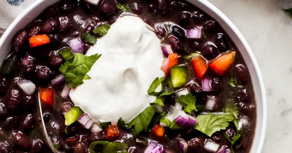 Very Best Cuban Black Bean Soup (Stove Top + Instant Pot)