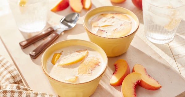 Peach Panna Cotta
