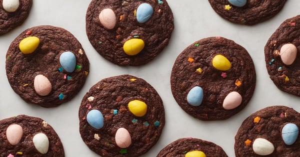 Easter Egg Brownie Cookies