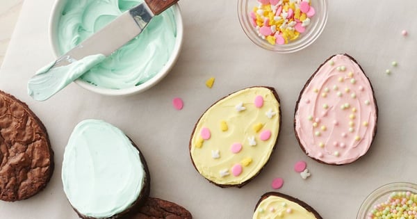 Easter Egg Brownies