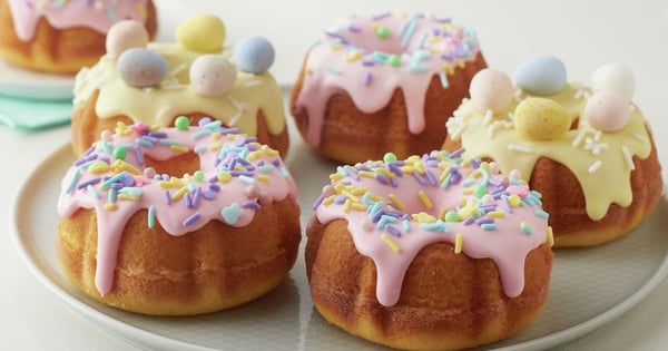 Spring Celebration Mini Bundt Cakes