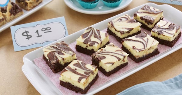 Cheesecake Swirl Brownies