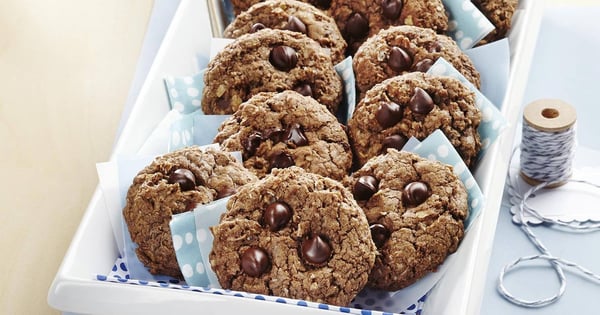 Double Chocolate Oatmeal Cookies