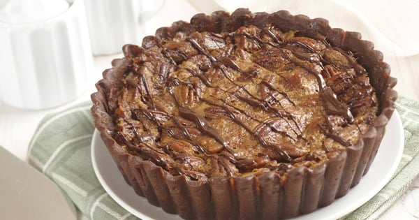 Black Bottom Chocolate Pecan Pie