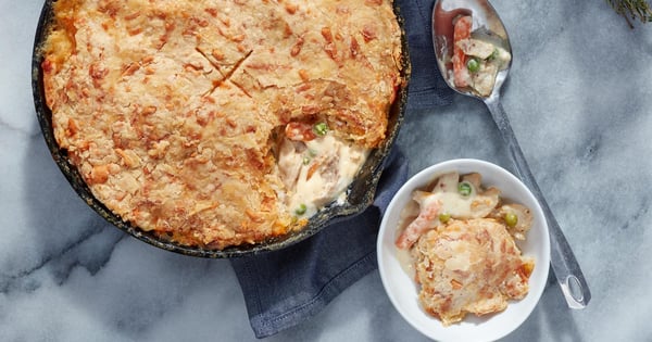 Cheddary Chicken Pot Pie