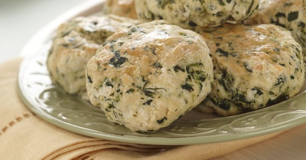 Feta and Spinach Biscuits