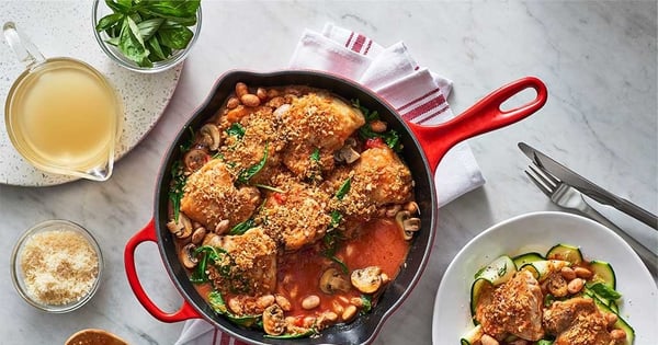 Crispy Parmesan Italian Chicken Simmer