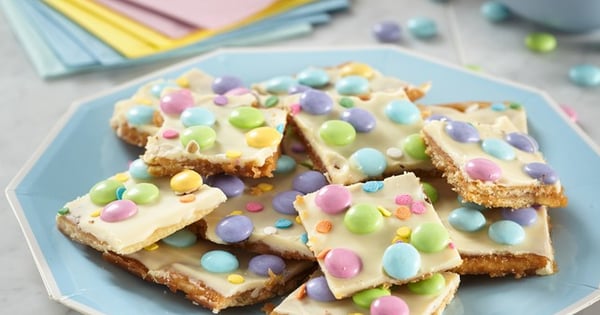 Easter Layered Toffee Bark
