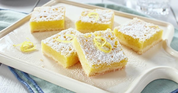 Luscious Lemon Squares (and yes they are gluten free*!!!!!)