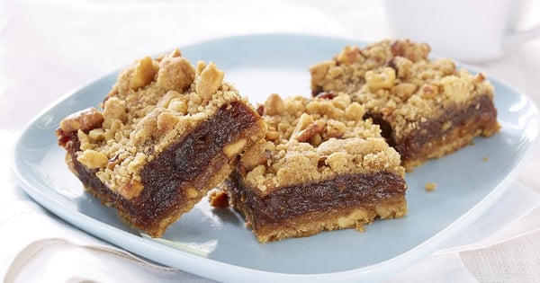 Nutty Gluten Free* Date Squares