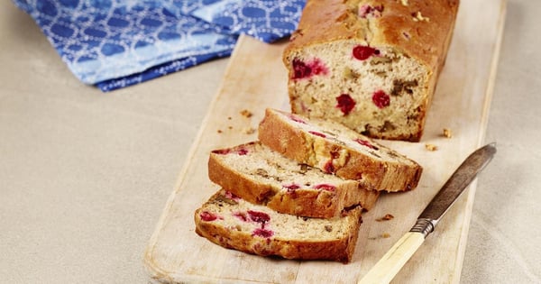 Gluten Free* Cranberry Banana Bread