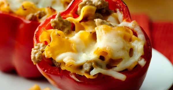Cheesy Lasagna Stuffed Peppers