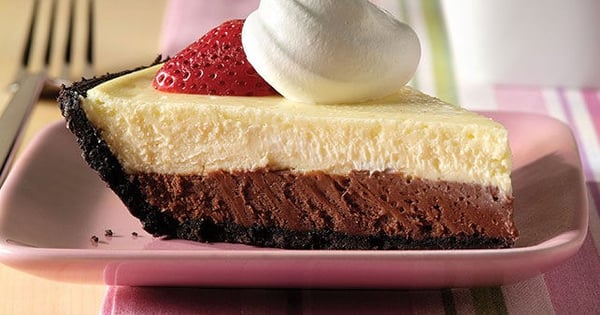 PHILADELPHIA 3-STEP Double-Chocolate Layer Cheesecake