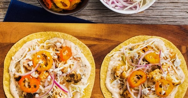 Crispy Ranch-Cauliflower Tacos