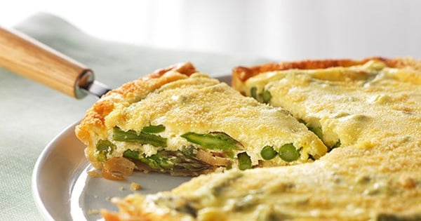 Asparagus and Parmesan Tart