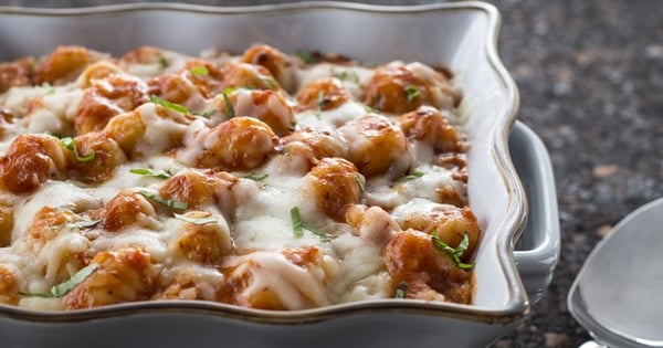 Cheesy Baked Gnocchi