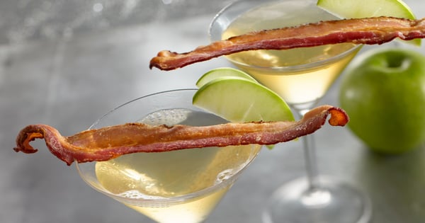 Apple bacon martini