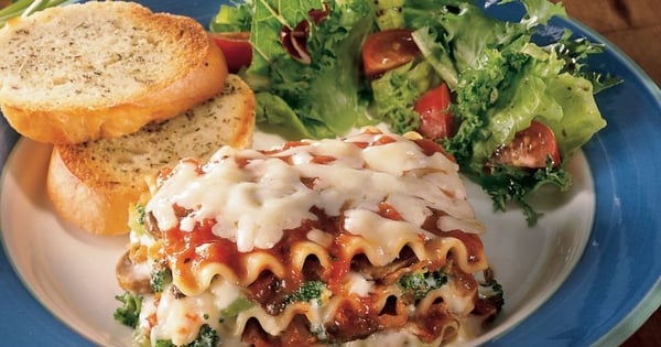 Mushroom and Vegetable Lasagna