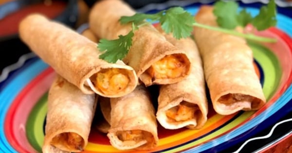 Air Fryer Chicken Taquitos