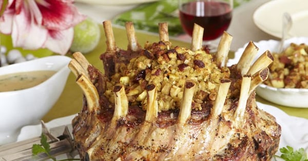 Crown Pork Roast with Stuffing