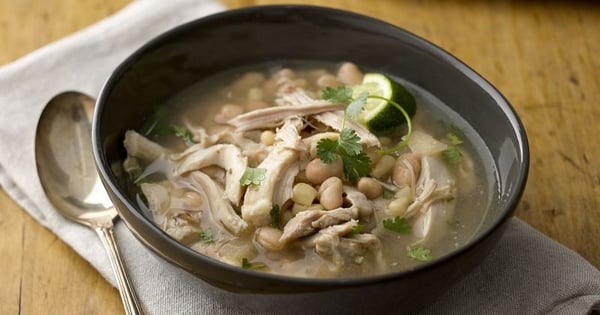 Slow-Cooker Spicy White Chicken Chili