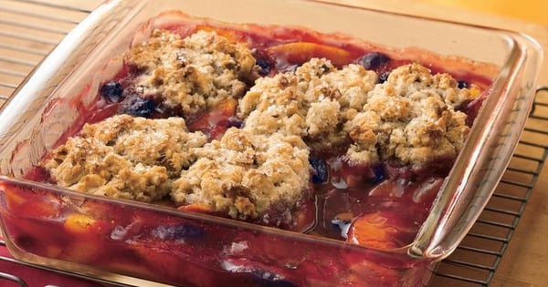 Blueberry-Peach Cobbler