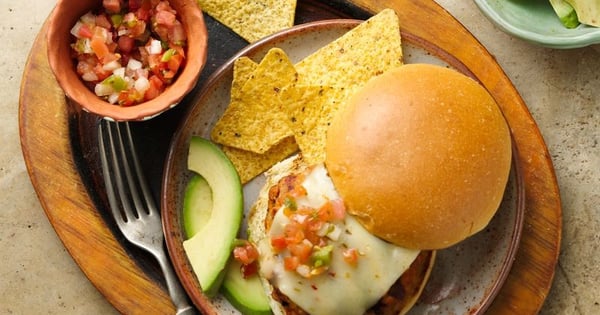 Southwest Ranch Turkey Burgers