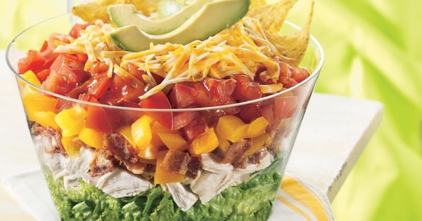 Chicken BLT Taco Salad
