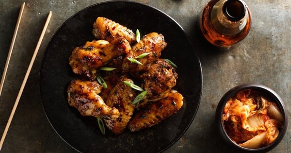 Grilled Spicy Thai Chicken Wings