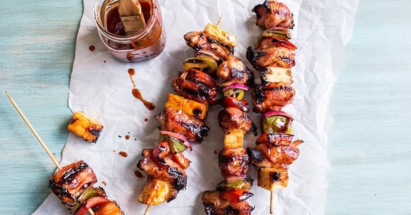 Bacon-Wrapped Chicken Kabobs