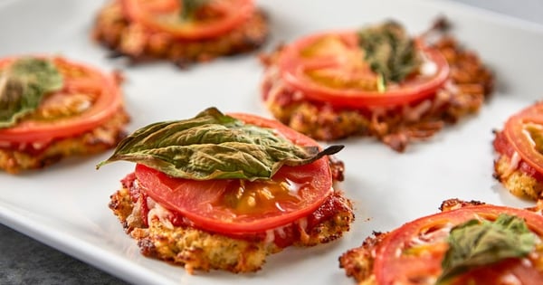 Mini Cauliflower-Crust Pizzas