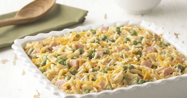 Cheddar Mac & Ham Casserole