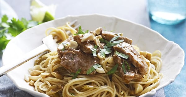 BBQ Pork "Noodle" Bowl