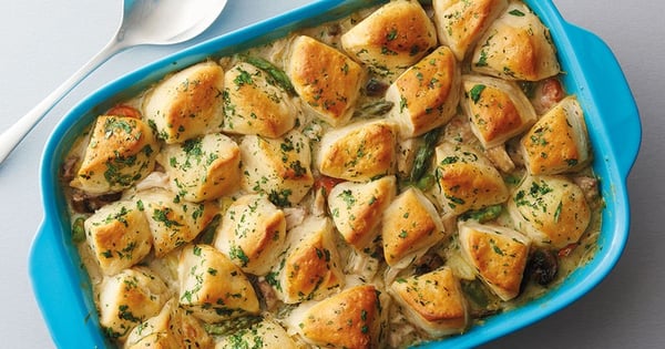 Spring Vegetable Chicken Pot Pie