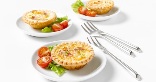 Bacon and Cheese Mini-quiches