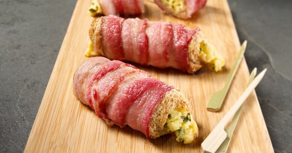 Bacon and cream cheese bites