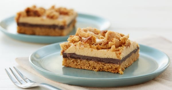 Chocolate-Cream Cheese-Peanut Butter Bars