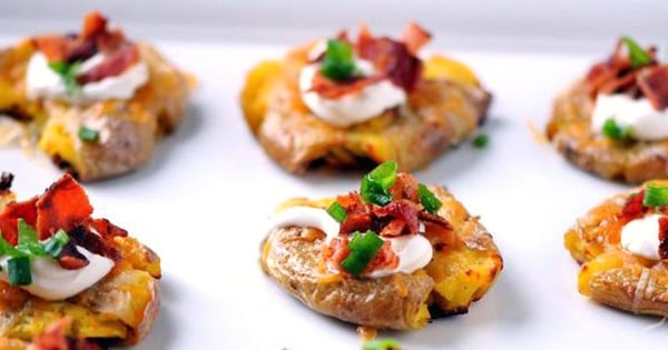 Loaded Smashed Potatoes