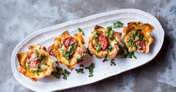 Vegetable Lasagna Cupcakes