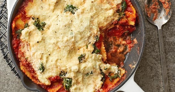 Ravioli Skillet Lasagna