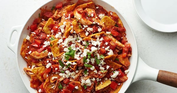 Easy Skillet Chilaquiles