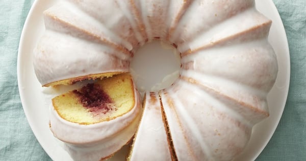 Jelly Doughnut Bundt Cake