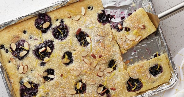 Lemon-Blueberry Sheet-Pan Pancake