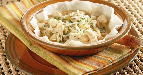 Spicy Verde Chicken & Bean Chili