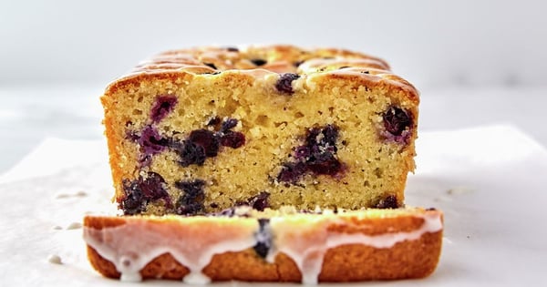 Glazed Lemon-Blueberry Loaf