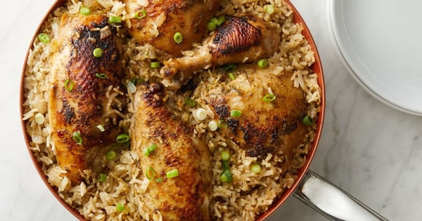 One-Pot Jerk Chicken and Rice