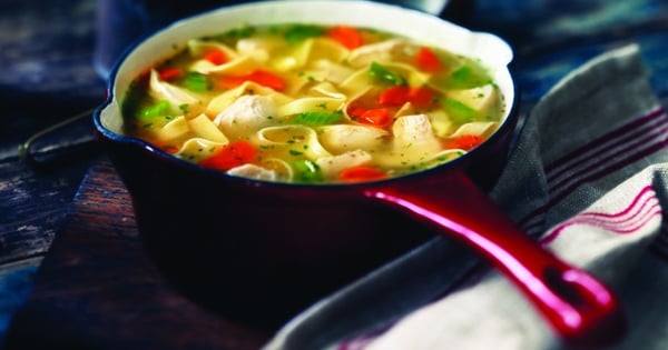 Herbed Lemon Chicken Noodle Soup