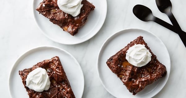 Salted Caramel-Chocolate Dump Cake