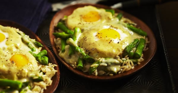 Egg and Asparagus Bake